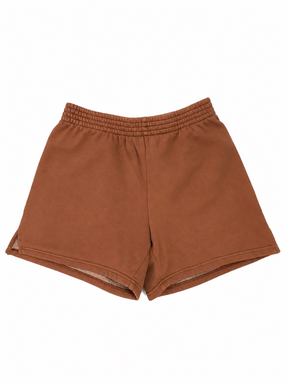 Aritzia Tna Cozy Fleece Perfect Sweatshorts Brown Small 🤎 - Picture 1 of 7
